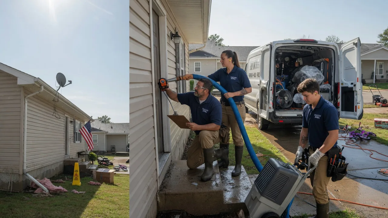 Ceiling Water Damage Restoration in Hope, MI near me